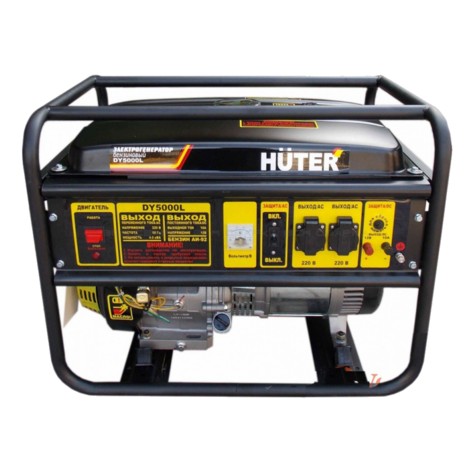 Генератор бензиновый huter dy5000l